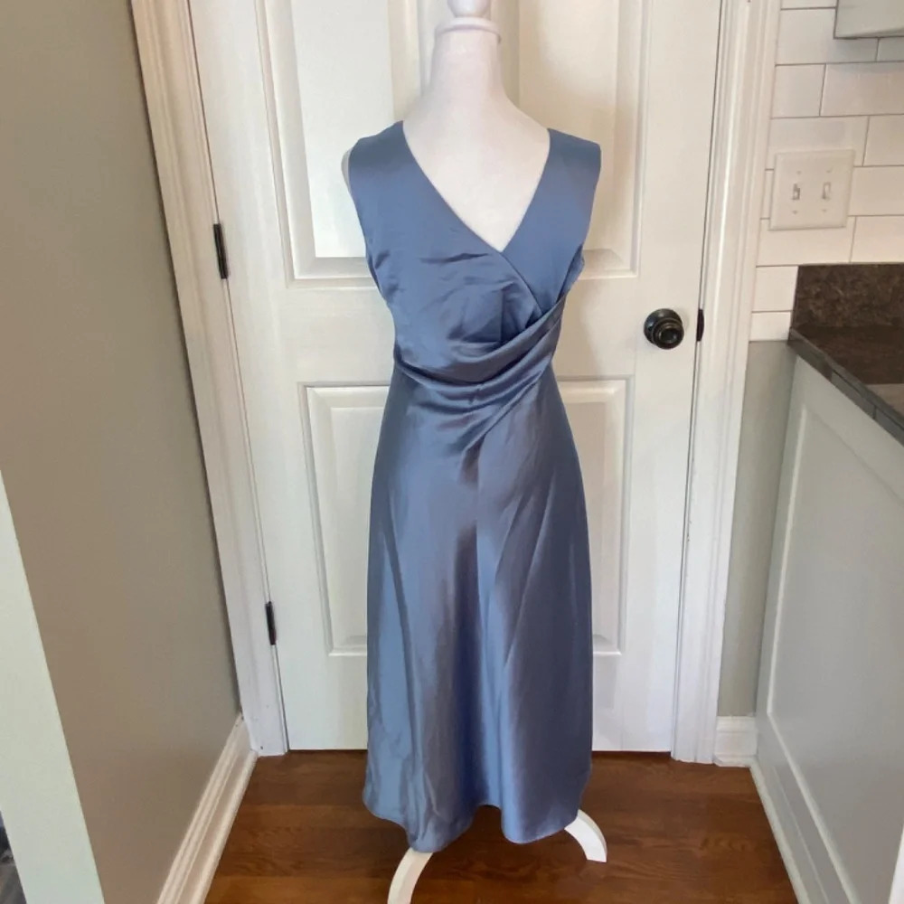 New! White House Black Market Midi Dress/Periwinkle Blue nwt 33628 - Picture 11 of 16